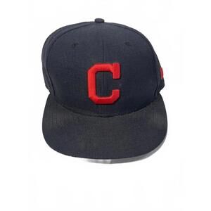 Cleveland MLB 59Fifty Cap - New Era - Size 7 1/4 Official On-Field Cap
